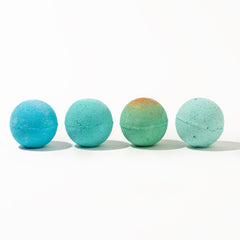 Bleu - Bombes de bain - Lot de 4