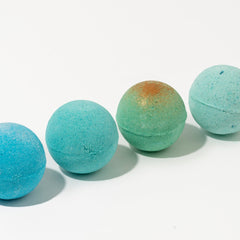 Bleu - Bombes de bain - Lot de 4