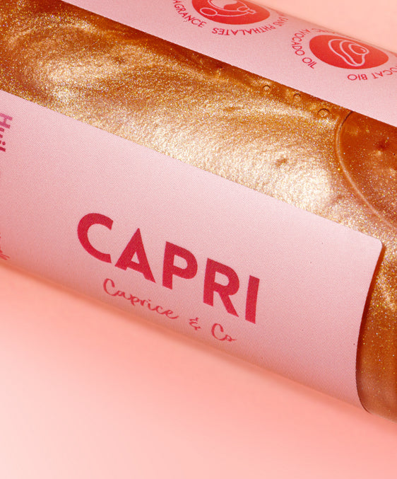 Capri - Huile de corps scintillante non grasse