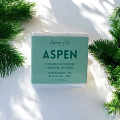 Aspen - Sapin Baumier + Pin - 4 bombes de douche