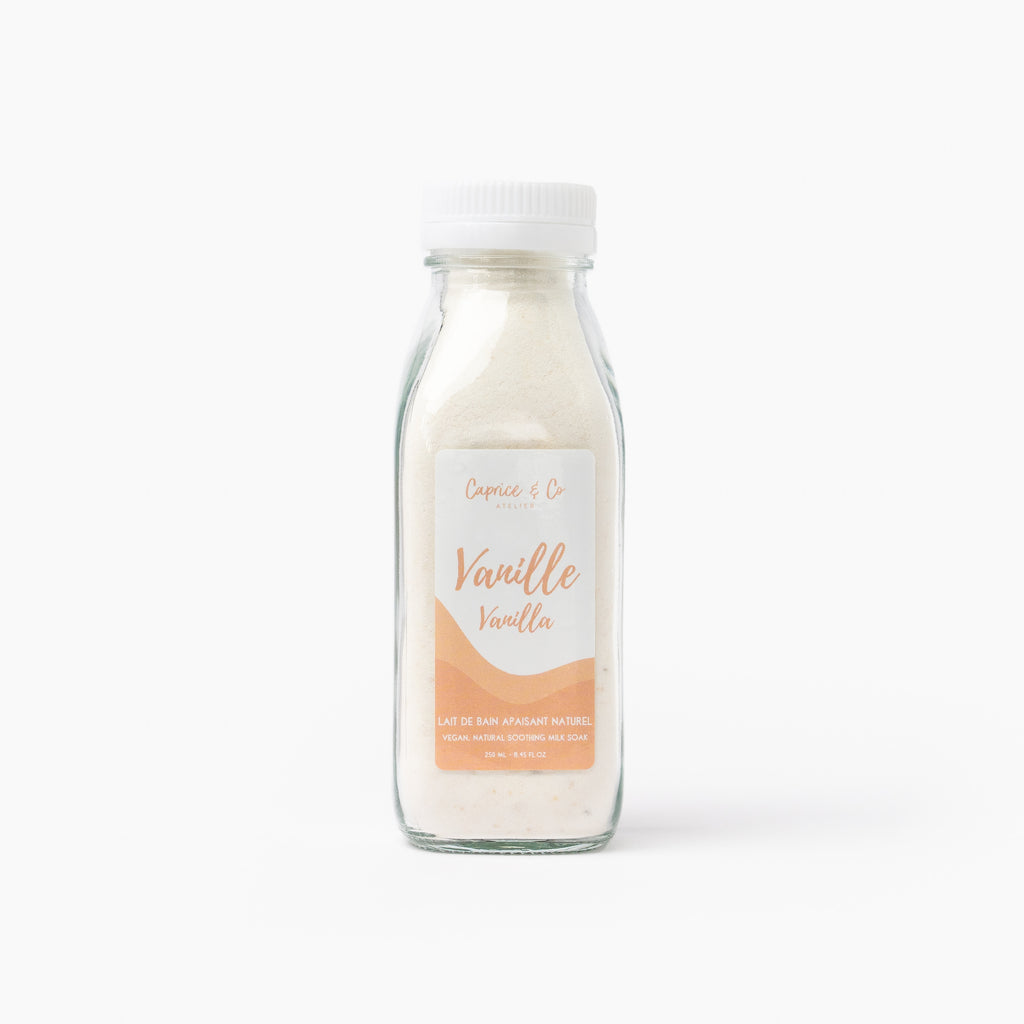 Bain au lait végétalien - Vanille