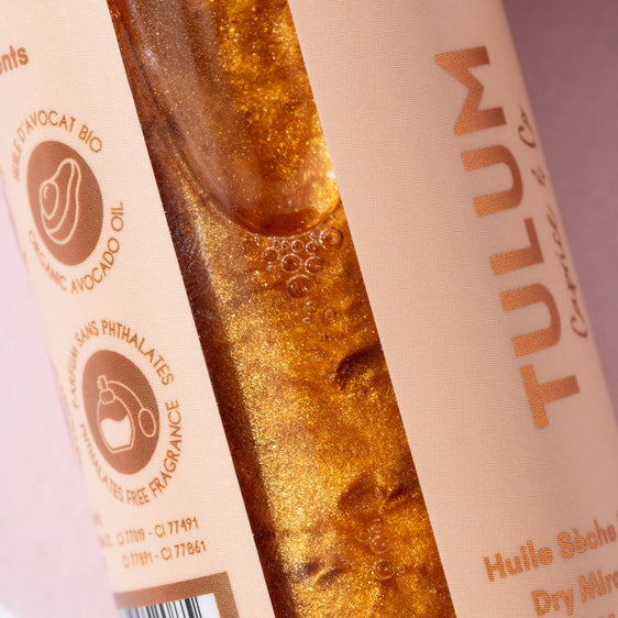 Tulum - Huile sèche scintillante