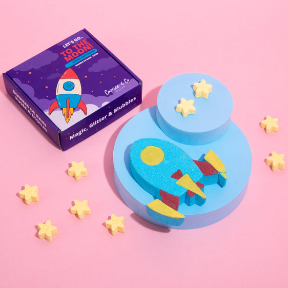 Allons sur la lune ! Set de bombes de bain Mega + Minis ki