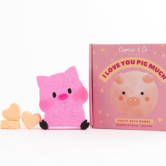 Je t'aime PIG much - Ensemble de bombes de bain Mega + Minis