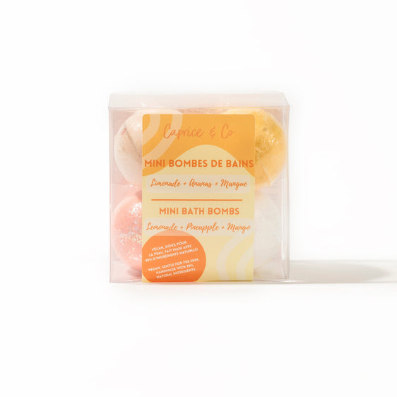 Yellow - Bath Bombs - Set of 4