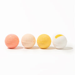 Yellow - Bath Bombs - Set of 4