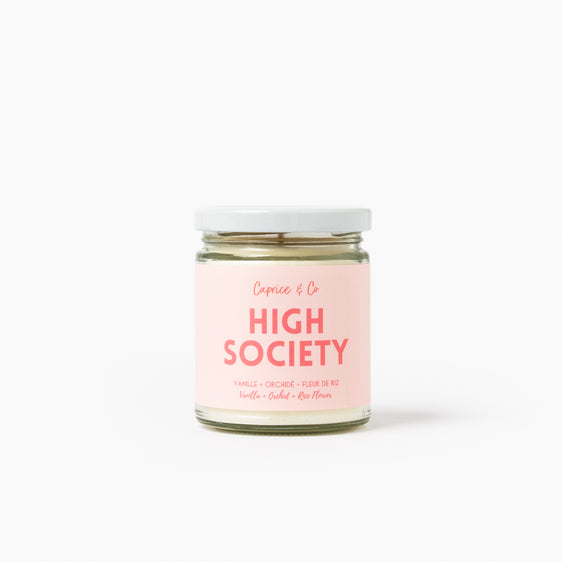 Candle - High Society - Vanilla + Orchid + Rice Flower