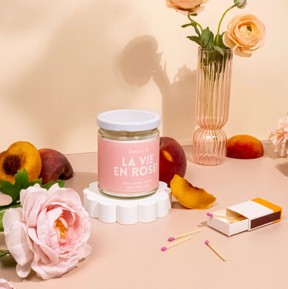 Candle - La Vie en Rose - Peach + Peony + Citrus