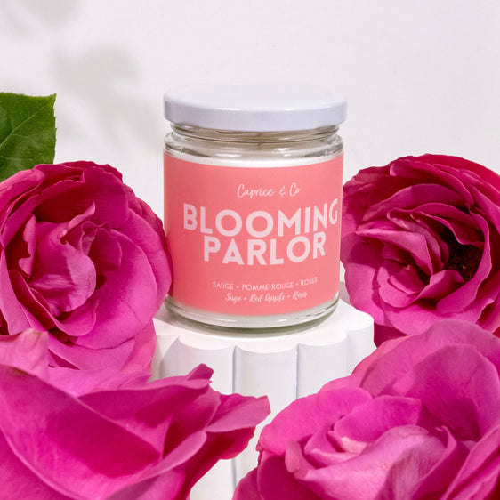 Candle - Blooming Parlor - Sage + Red Apple + Roses