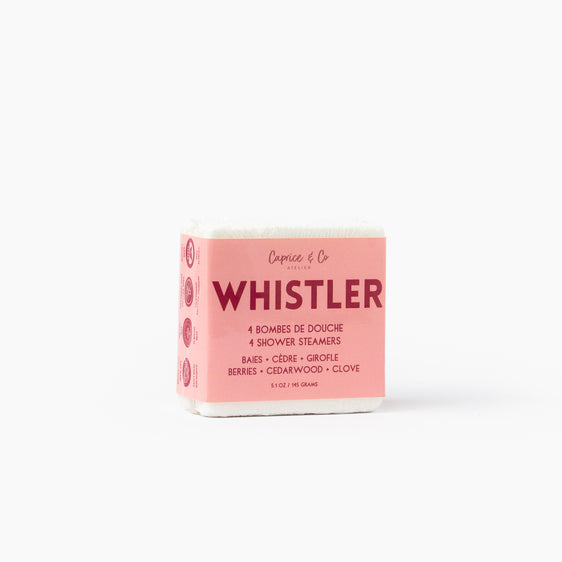 Whistler - Berries + Cedarwood + Clove - 4 Shower Steamers
